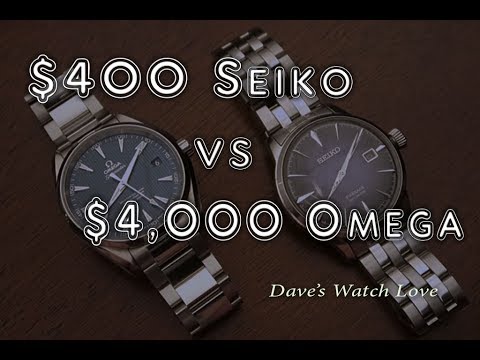 $400 Seiko vs $4,000 Omega - YouTube