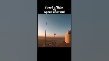 Speed Of Light Vs Speed Of Sound #shorts