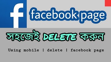 [Bangla] How to delete facebook page using mobile  | LearnOne Tech