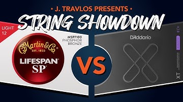 Guitar String Showdown: Martin SP Lifespan Vs D’Addario XTs Phosphor Bronze Acoustic Guitar Strings.