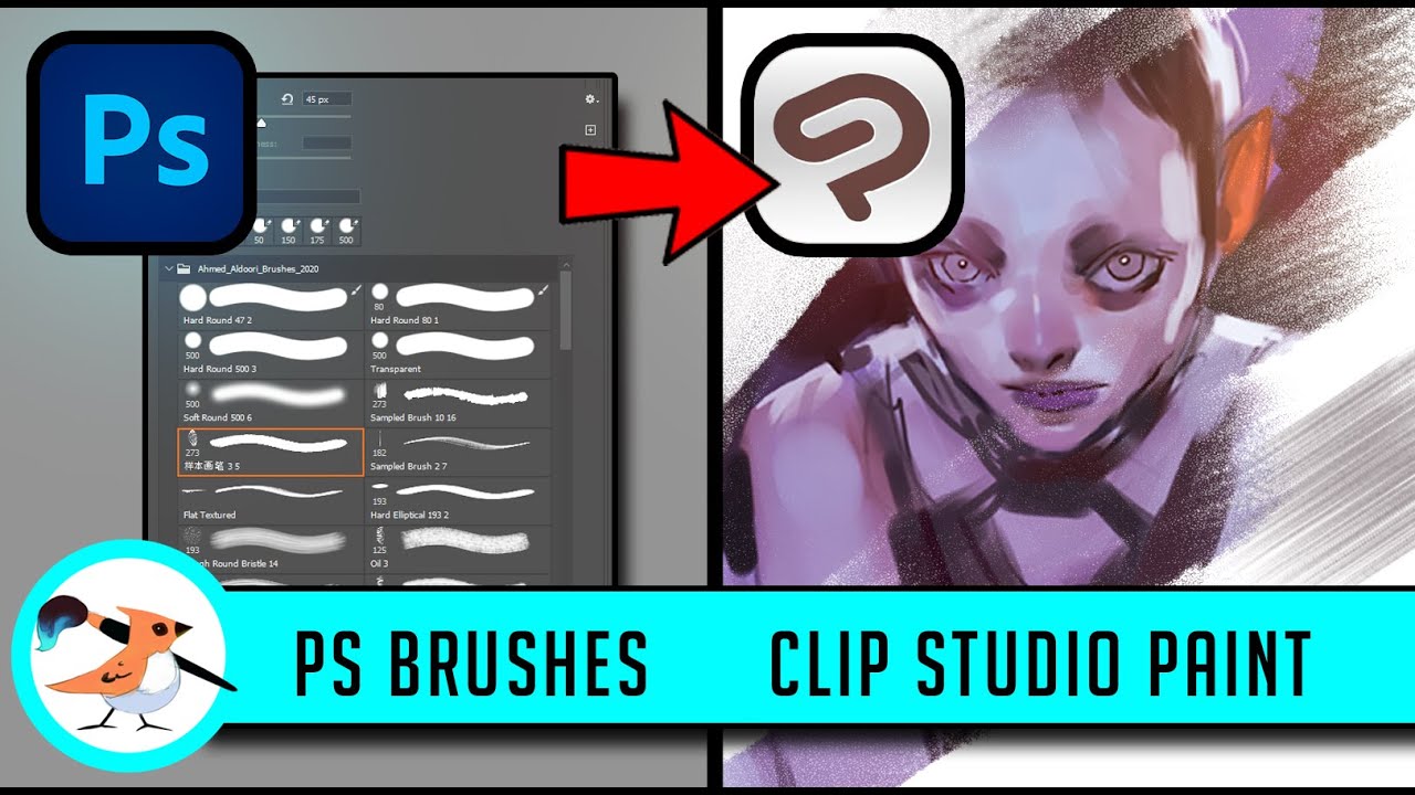 Importing my *SPECIAL BRUSHES* to Clip Studio Paint - YouTube