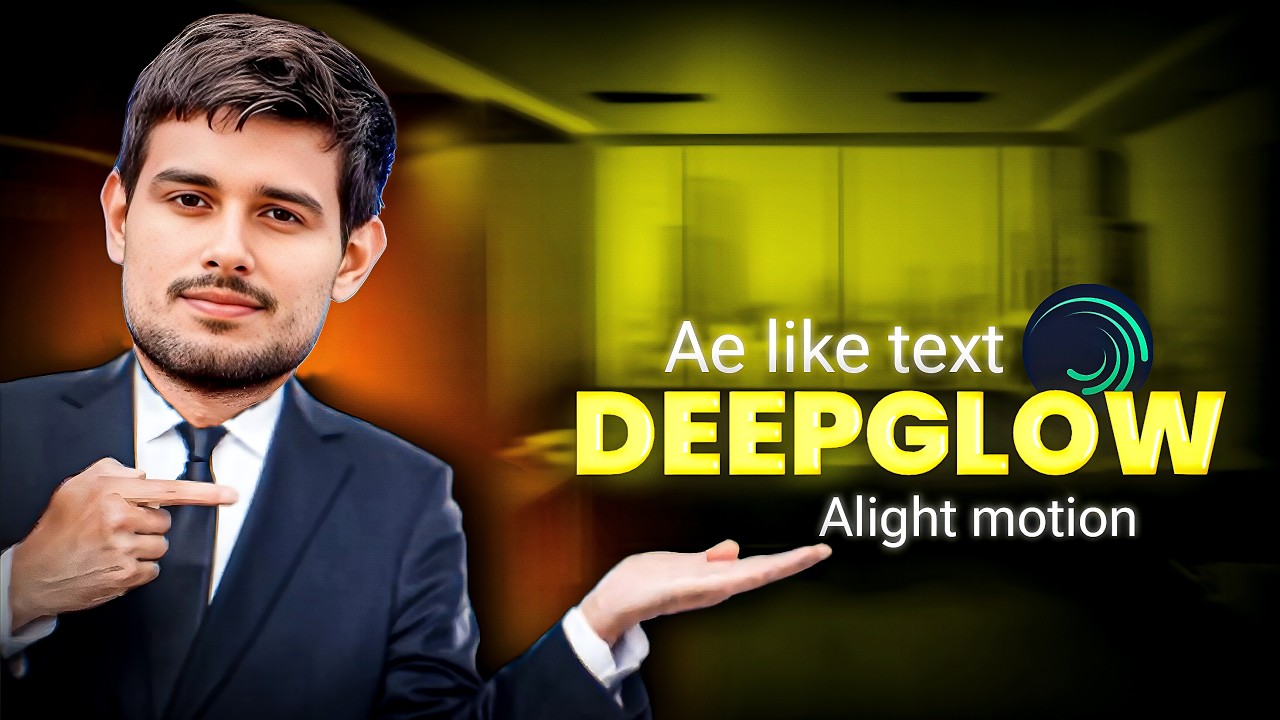 AE Like Text Glow Alight Motion - Deep Glow - YouTube