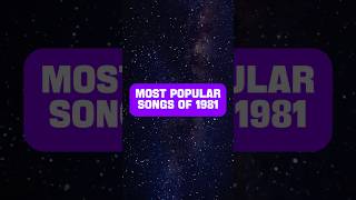 Most popular songs of 1981 #80smusic #flashback #oldies