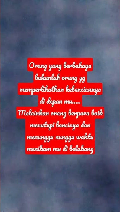 bahaya musuh dalam selimut | shorts video