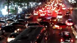 Central World Bangkok Night Traffic Part 2