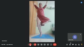 BALANCING LEG EXERCISE BY MRS.USHAMURALI 15-05-2024