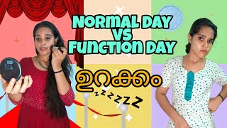 ഉറക്കം || Normal Day Vs Function Day || Indhuofficial || Sketchvideo || Comedy