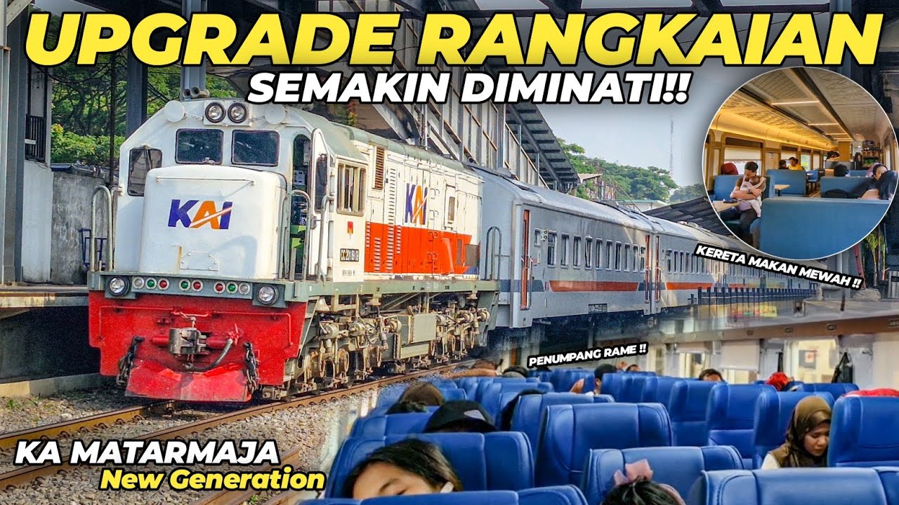 MALANG - JAKARTA BERANGKAT PAGI KINI SEMAKIN DIMINATI!! Trip KA Matarmaja Ekonomi New Generation