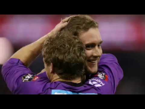 Hobart Hurricane vs Melbourne Renegades - Hurricanes 223/8 - Ben McDermott 114, Bailey 59, Broad 11
