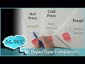 Watercolor Paper Types, Comparing & Choosing