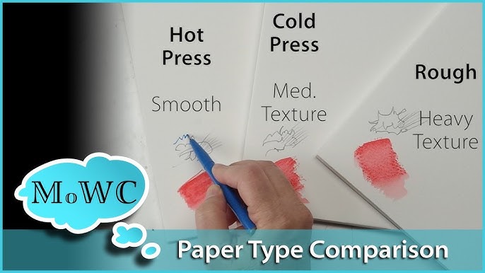 Difference Between Cold Press and Hot Press – Let's Paint Nature!