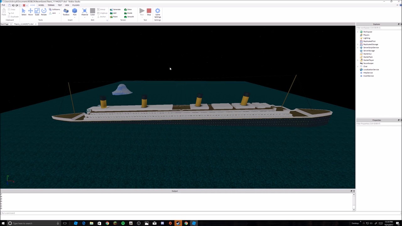 I Made A Titanic In Roblox Studio And Then I Sunk It Like A Night To Remember Read Pinned Comment Youtube - roblox titanic toy roblox studio