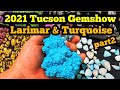 2021 Tucson Gem show    Larimar & Turquoise  22nd Street Show Part 2