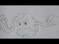 Draw geodude from pokemon