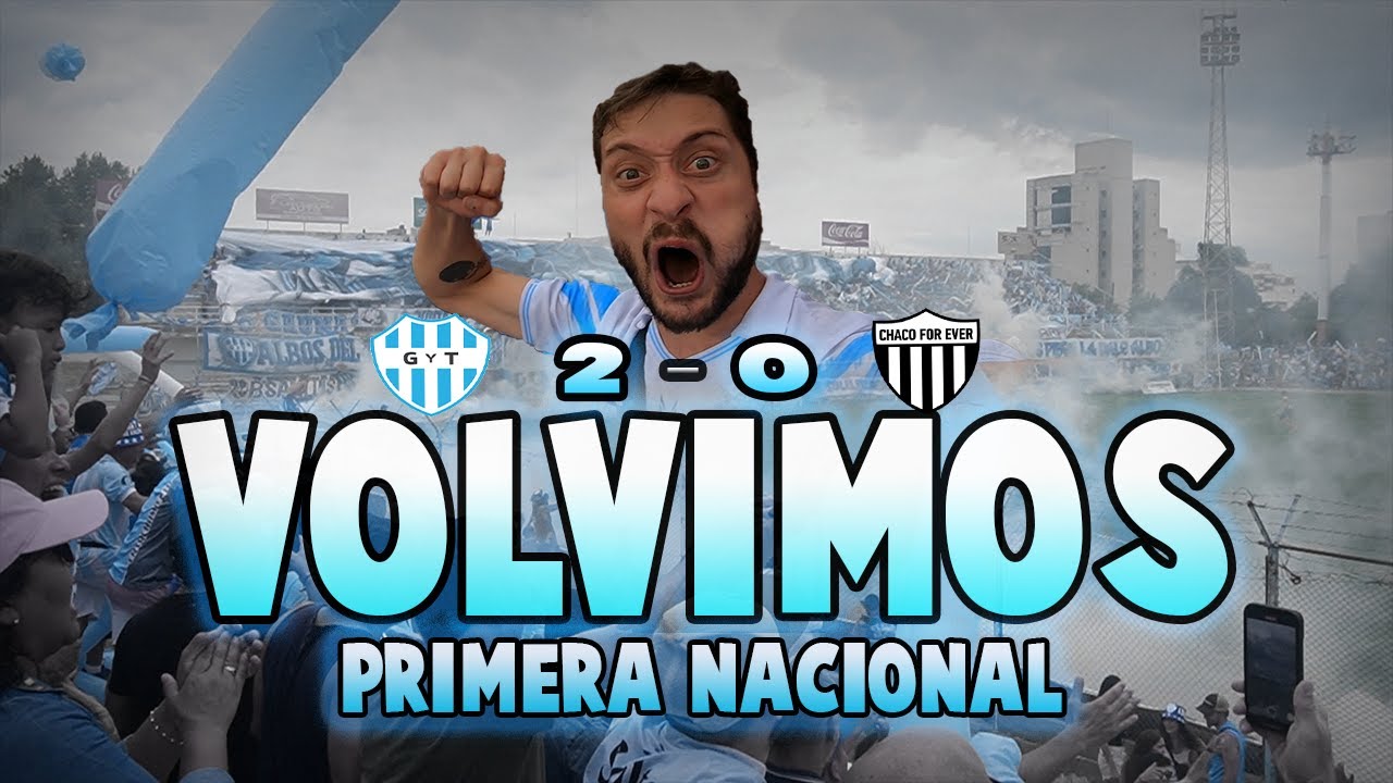 ASÍ SE VIVIÓ GIMNASIA Y TIRO 2 VS CHACO FOR EVER 0 - PRIMERA NACIONAL!