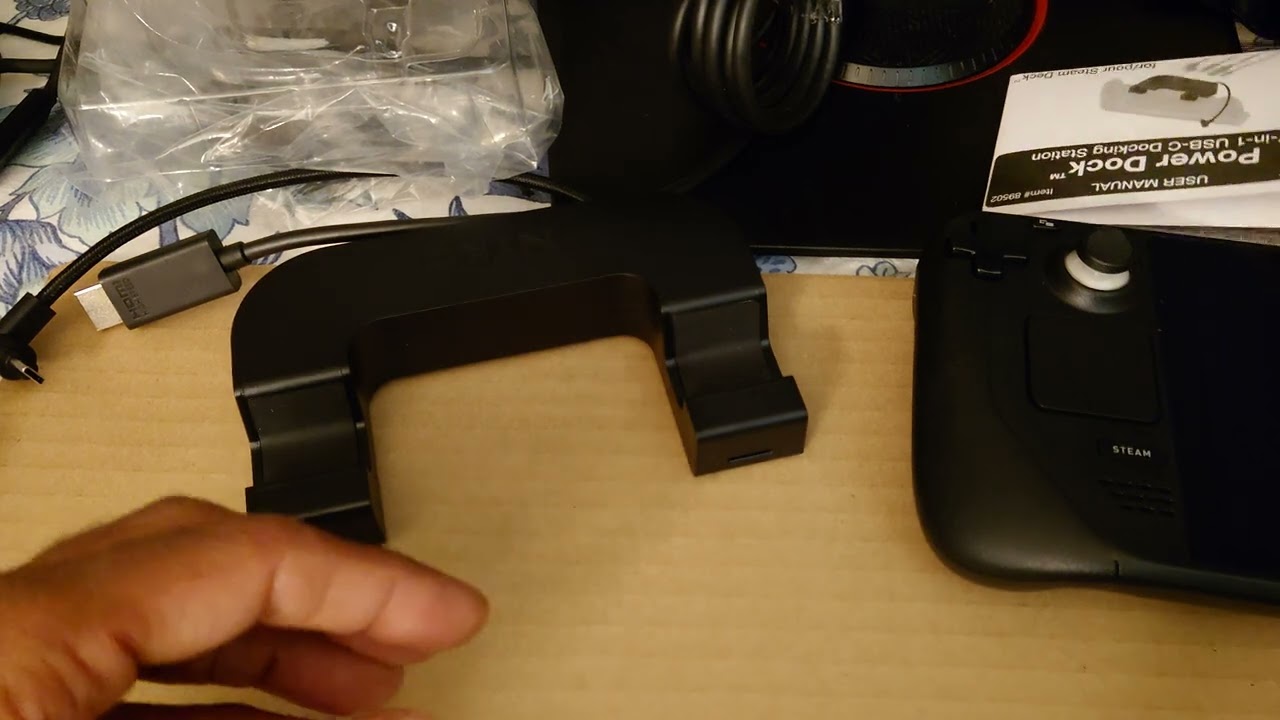 How to Connect NYKO Power Dock 7-in-1 USB-C Plug and Play Docking Station for Steam Deck 2023 Mar 11
