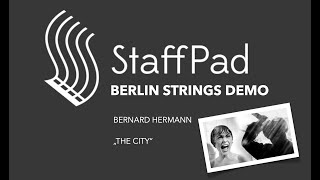 Berlin Strings Demo StaffPad Edition: Psycho "The City"