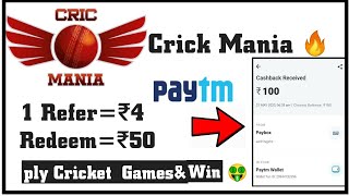 👊Best paytm Earning Crick Mania 100% Payment  With Live Proof Guys..., 👈 screenshot 4