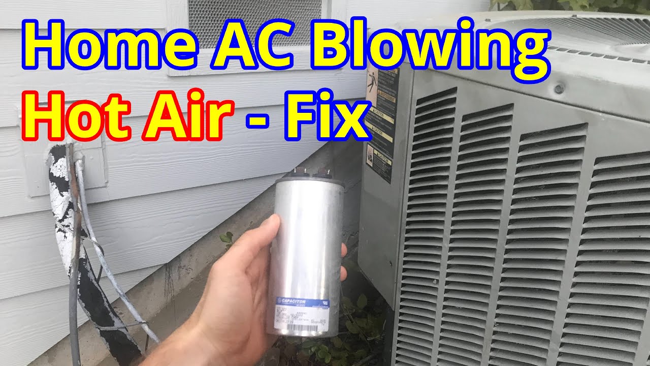 to fix a home AC unit air - YouTube