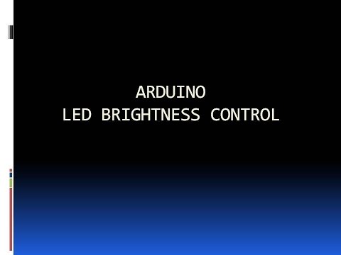6. Arduino led brightness control