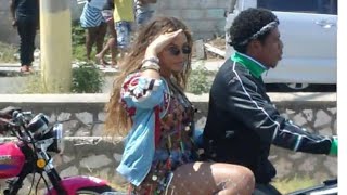 Beyonce & jay z shooting music video in Jamaica
