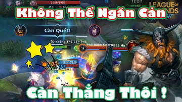 [LMHT:Tốc Chiến] Olaf không thể ngăn cản chiến tướng càn thẳng vào đội hình team địch