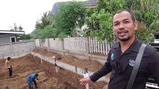 P#8 Building Our Home In Thailand - Swimming Pool Installation