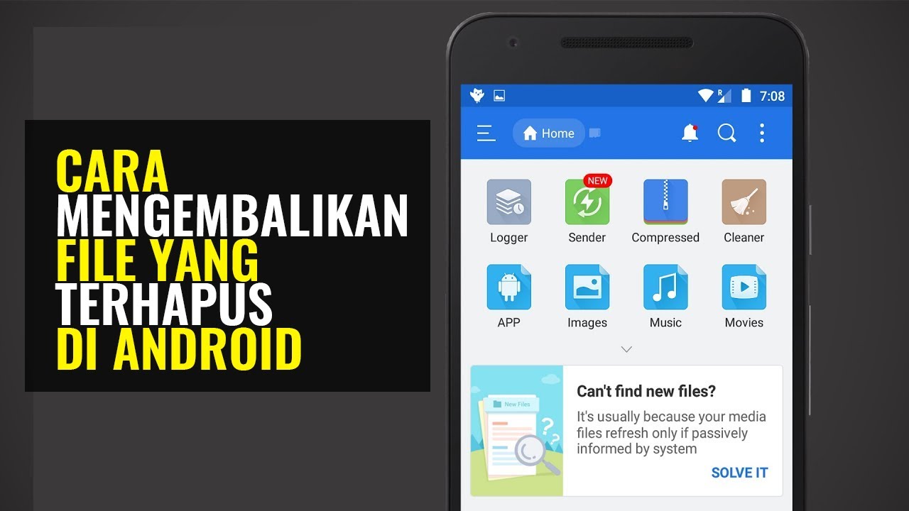 CARA MENGEMBALIKAN FILE YANG TERHAPUS DI ANDROID 2021 YouTube