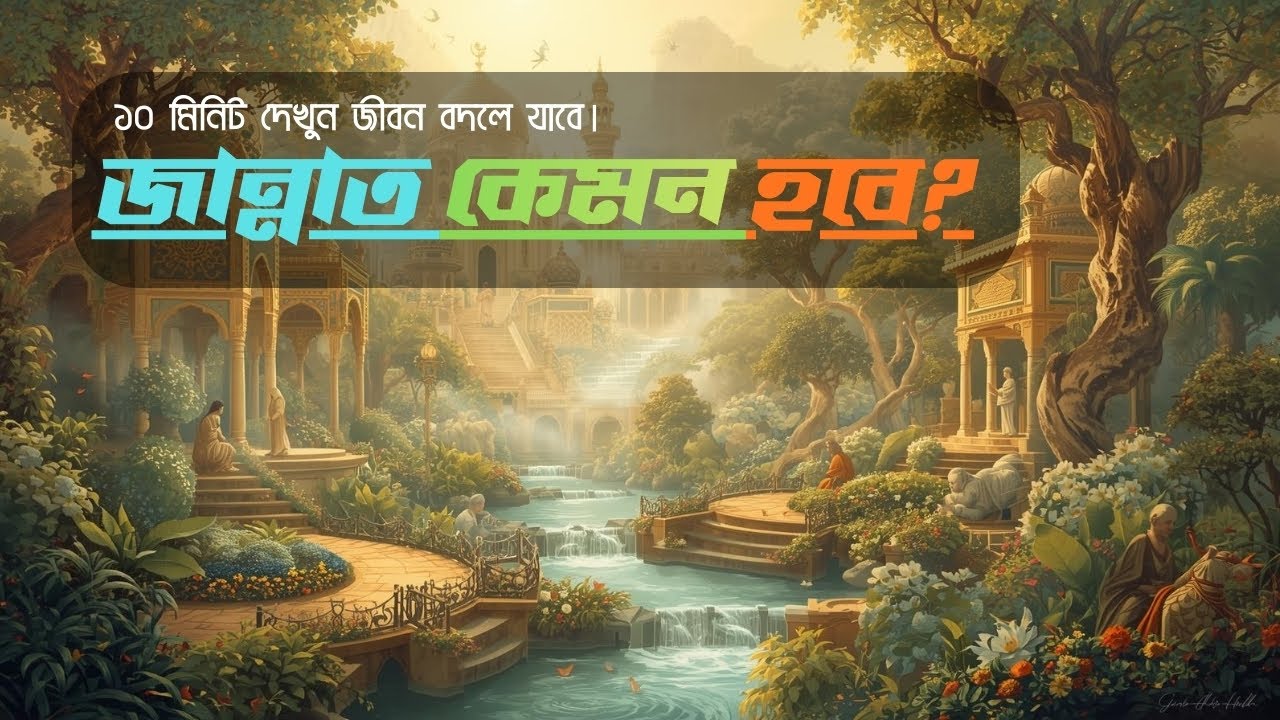 জান্নাত কেমন হবে? | Jannah in Islam | Islamic Animation Bangla | Description of Paradise