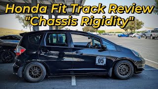 2009 Honda Fit Track Review  Superior Chassis Rigidity?