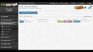 [Lesson 9] URL file locker | of Facebook template | of Cpagrip_Facebook template URL file locker screenshot 2