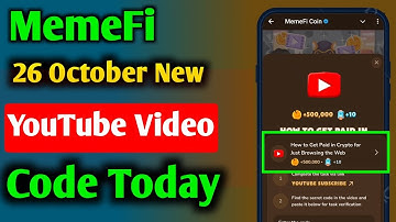 How to Get Paid in Crypto for Just Browsing the Web Memefi New YouTube Video Code