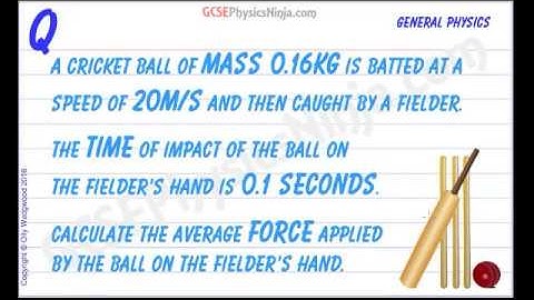 Impulse and Momentum Physics - Example Problem with Solution
