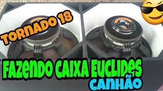 caixa canhão som residencial tornado 18 tocando -jholsom- 