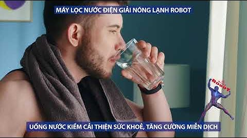 Máy Lọc Nước Điện Giải Nóng Lạnh ROBOT - 9 Tấm Điện Cực Sản Xuất Tại Hàn Quốc