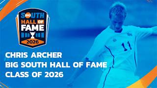 Chris Archer is Inducted to the Big South Hall of Fame