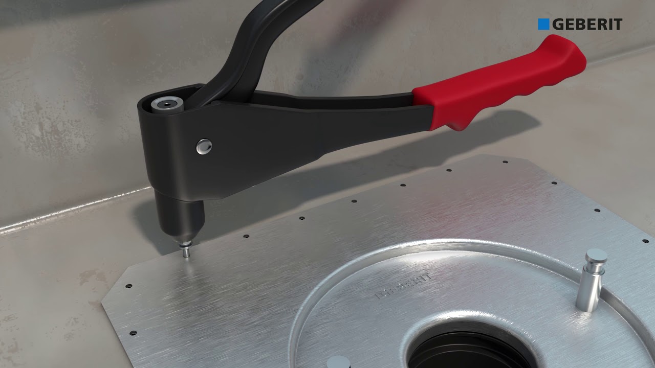 Geberit Pluvia in gutter soldered - Installation