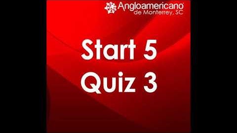 Start 5 Quiz 3 Unit 11 12