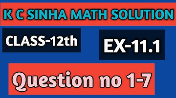 K.c sinha 11.1 ka differentiations in hindi | k.c sinha 12th math solution