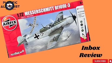 Airfix 1/72 Messerschmitt Bf109E-3 Starter set. Inbox review