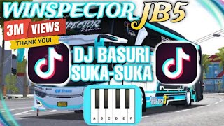 DJ REMIX BASURI WINSPECTOR JB5 TERBARU 2024 - BIKIN GOYANG | SUKA SUKA #basuri  #winspector