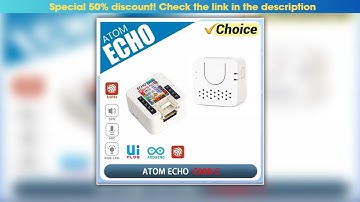 M5Stack ATOM Echo programmable AI smart speaker with builtin ESP32 Bluetooth WiFi Internet of