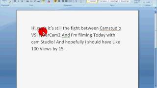 Camstudio VS Hypercam2