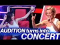 The voice audition turned concert  best auditions