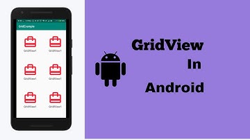 gridview In Android studio | how to implement gridview in android studio | gridview