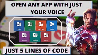 Open/Close Apps on your PC with Just Your VOICE !! | Jarvis 2 | Jarvis Python