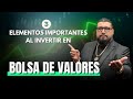 3 Elementos IMPORTANTES a la hora de INVERTIR EN LA BOLSA