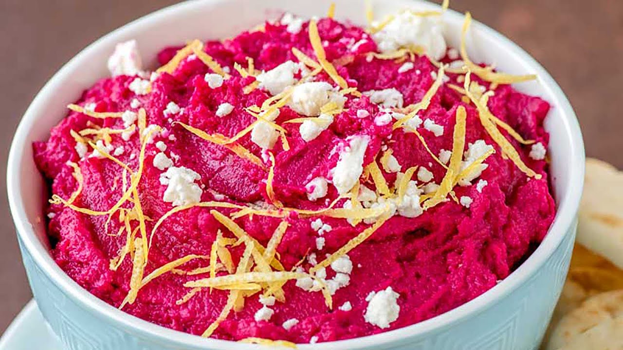 Fresh Feta and Beetroot Hummus