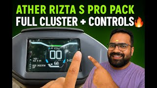 Ather Rizta S Pro Pack 🔥 | Full Instrument Cluster + Handle Controls Overview 🛵 #SurtiRider screenshot 4