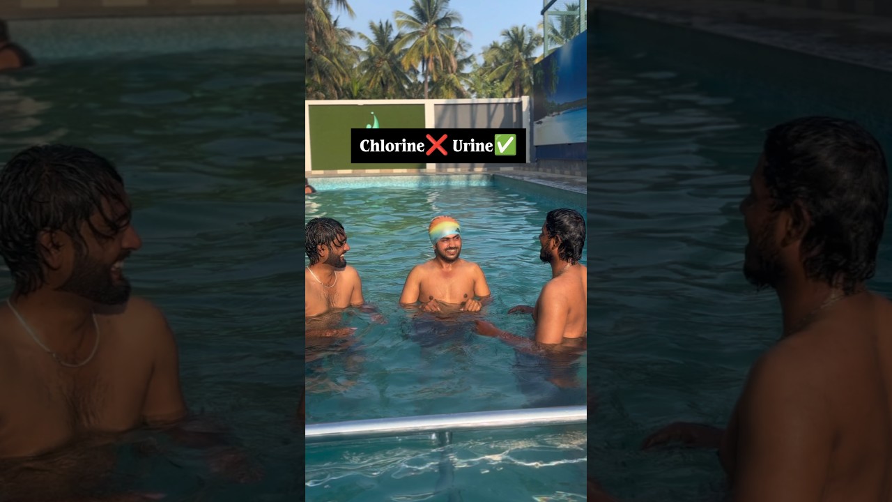 Wait for the ending 😂 Part-2 Swimming Pool Comedy 😅